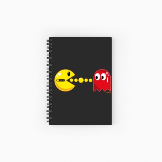 Discover Pac Man - Pac Man - Spiral Notebooks   Ruled Line