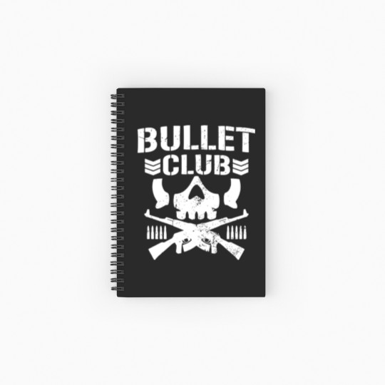 Discover Japan Pro Wrestling Bullet Club Bone Soldier Spiral Notebooks   Ruled Line