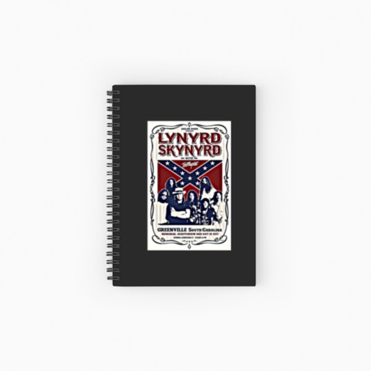 Discover Lynyrd Skynyrd Spiral Notebooks   Ruled Line
