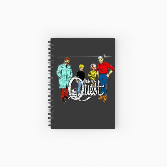 Discover Jonny Quest - weathered board distressed - Jonny Quest - Spiral Notebooks   Ruled Line