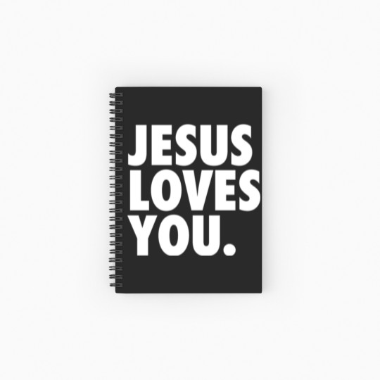 Discover JESUS LOVES YOU Spiral Notebooks   Ruled Line