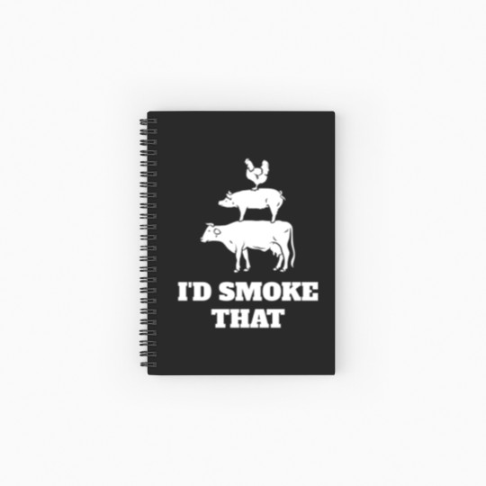 Discover I'd smoke that Spiral Notebooks   Ruled Line