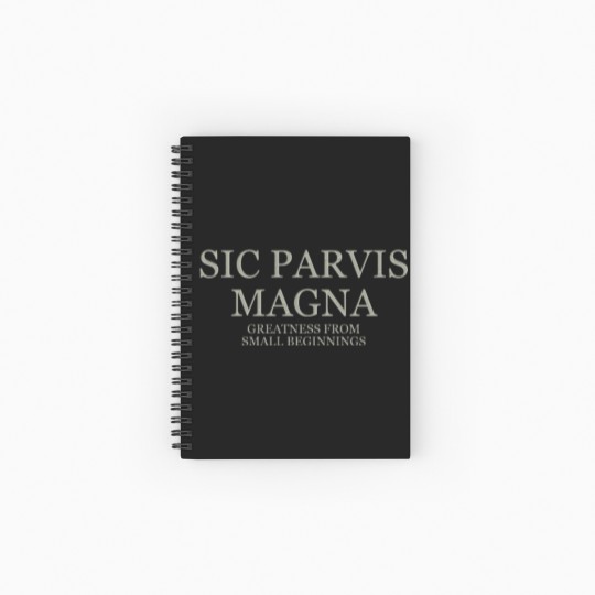 Discover Greatness From Small Beginnings - Light Spiral Notebooks   Ruled Line