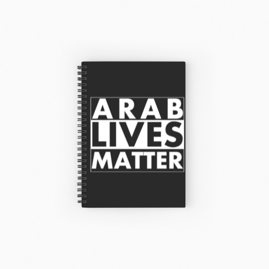 Discover Arab Lives Matter Spiral Notebooks   Ruled Line