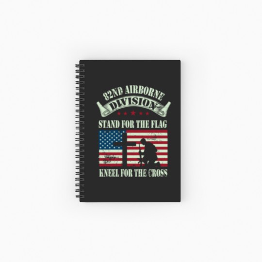 Discover 82nd Airborne Division Veteran Gift Spiral Notebooks   Ruled Line