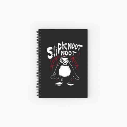 Discover Slipknoot noot Penguin Death Metal Gothic Hard Spiral Notebooks   Ruled Line