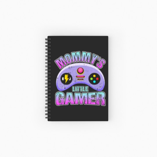Discover Mommy's Little Gamer Video Gaming Spiral Notebooks   Ruled Line
