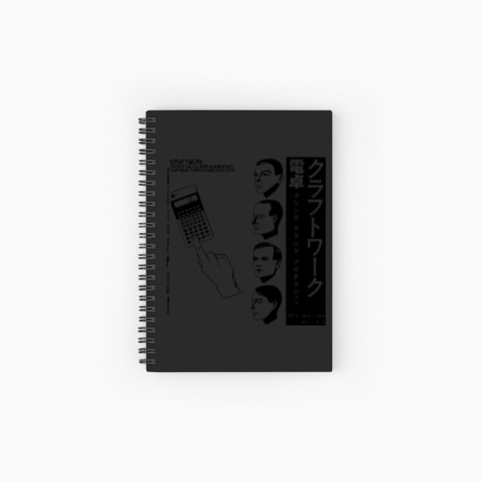 Discover Kraftwerk Japanese Pocket Calculator Music Computer World Spiral Notebooks   Ruled Line