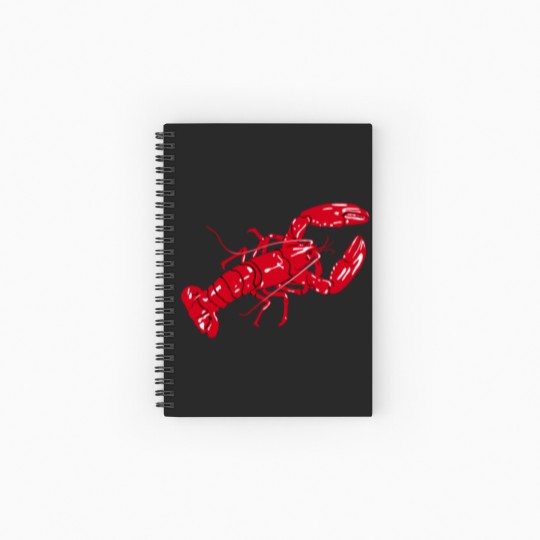 Discover Lobster Spiral Notebooks   Ruled Line