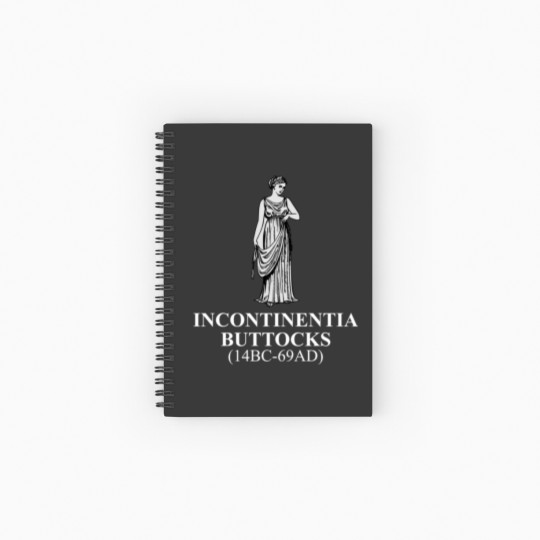 Discover Monty Python Incontinentia Buttocks Spiral Notebooks   Ruled Line