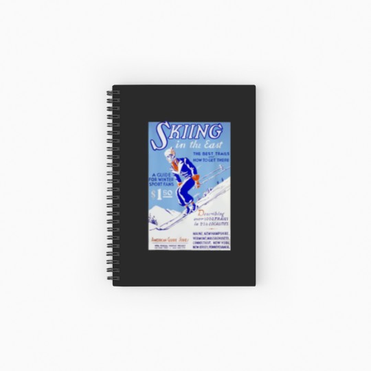 Discover Skiing in the East Spiral Notebooks   Ruled Line
