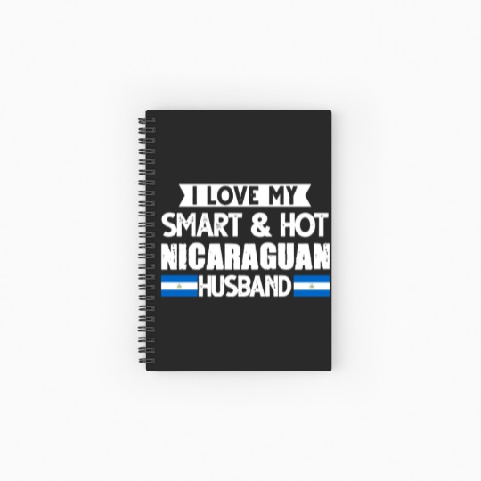 Discover Womens I Love My Nicaraguan Husband Nicaraguan Spiral Notebooks   Ruled Line