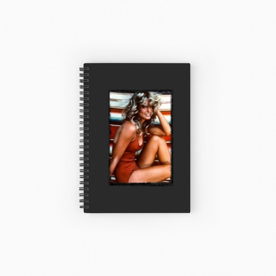 Discover 70s Farrah hot - Farrah Fawcett - Spiral Notebooks   Ruled Line
