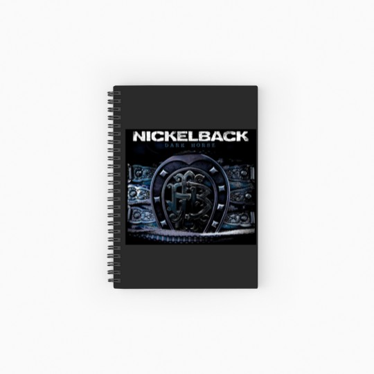 Discover Rare Dark Horse Nickelback Unisex Gift For Fans Spiral Notebooks   Ruled Line