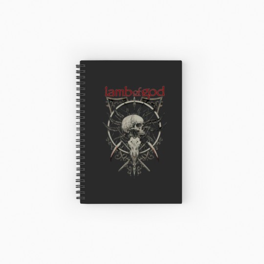 Discover Comfort Colors Lamb of God Spiral Notebooks   Ruled Line, Oversized Spiral Notebooks   Ruled Line, Classic Rock,