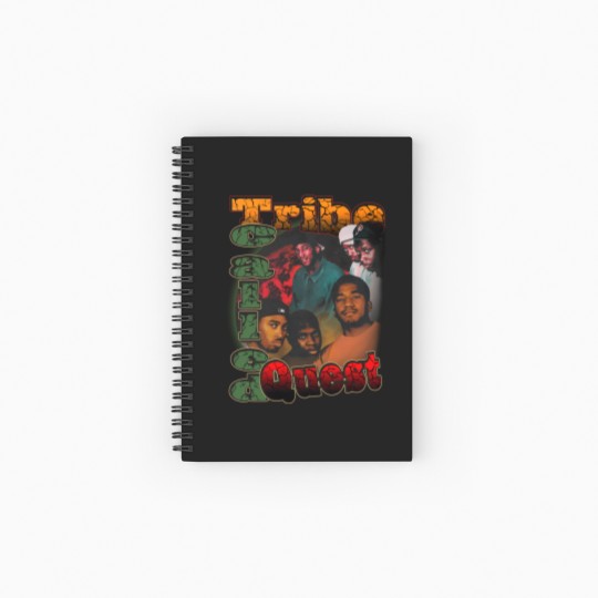 Discover A Tribe Called Quest Vintage Spiral Notebooks   Ruled Line Style 90s Rapper Homage Spiral Notebooks   Ruled Line
