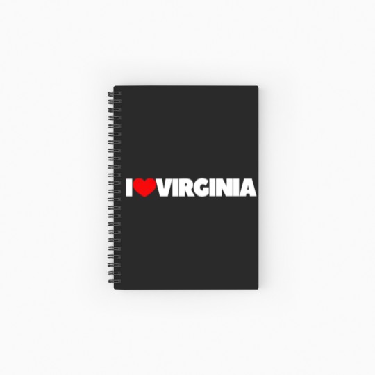 Discover I Love Virginia Spiral Notebooks   Ruled Line Spiral Notebooks   Ruled Line