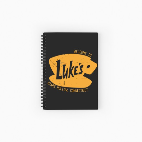 Discover Retro Luke's Diner Spiral Notebooks   Ruled Line, Luke's Diner Spiral Notebooks   Ruled Line, Stars Hollows Spiral Notebooks   Ruled Line