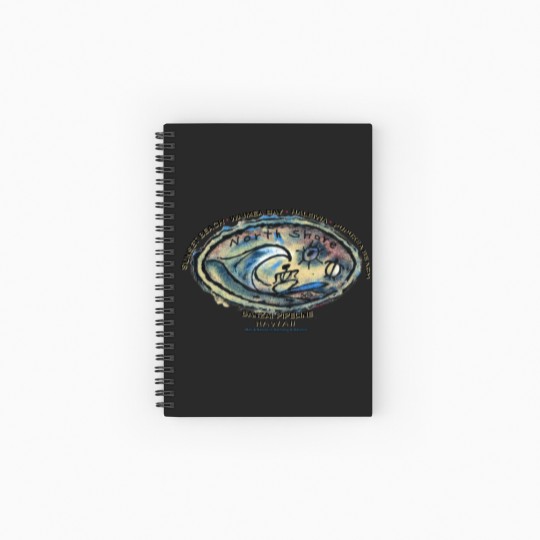 Discover Vintage Sunset Beach Banzai Pipeline, Hawaii Spiral Notebooks   Ruled Line