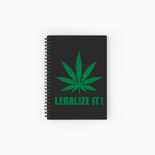 Discover Marijuana Legalize it Spiral Notebooks   Ruled Line