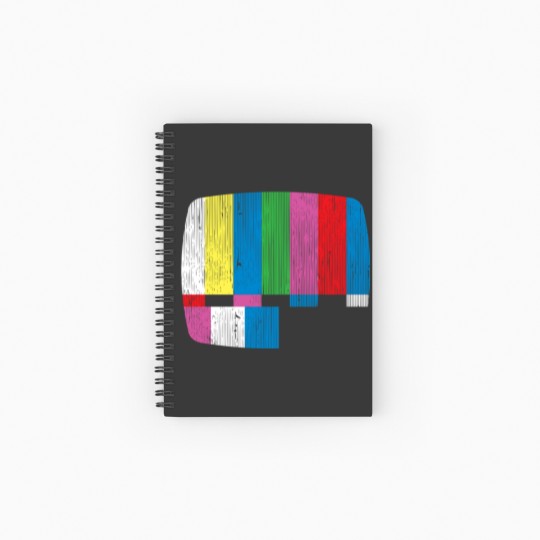 Discover Test Pattern Spiral Notebooks   Ruled Line
