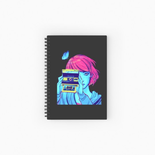 Discover Life is Strange (Max with Camera) Spiral Notebooks   Ruled Line