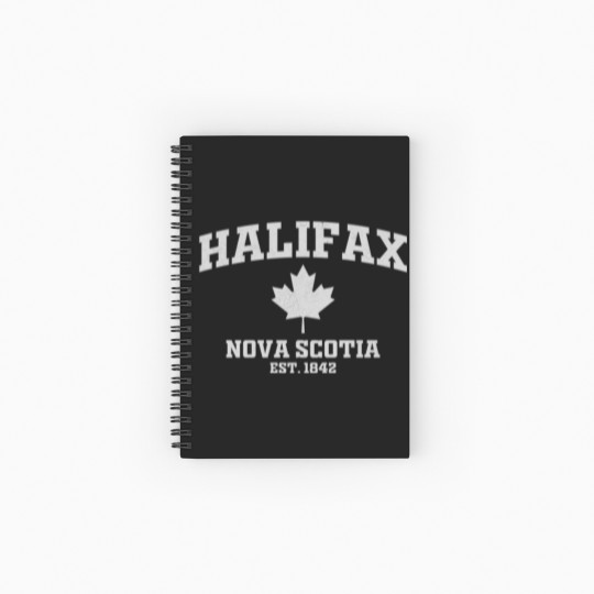 Discover Halifax Nova Scotia Canada - Halifax Canada - Spiral Notebooks   Ruled Line