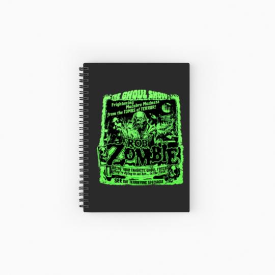 Discover Hot Rob Zombie Singer Spiral Notebooks   Ruled Line New Popular Unisex S-5XL Spiral Notebooks   Ruled Line For Fan