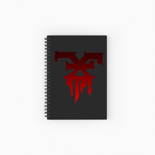 Discover Khorne symbol Spiral Notebooks   Ruled Line