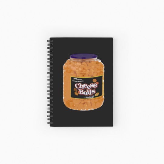 Discover Cheese Balls fan art parody Spiral Notebooks   Ruled Line Spiral Notebooks   Ruled Line