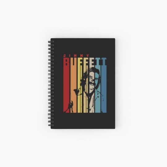 Discover Jimmy Buffett Spiral Notebooks   Ruled Line, RIP Jimmy Buffett,Jimmy Buffett Fan Gift
