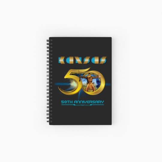 Discover Kansas Band 50th Anniversary Spiral Notebooks   Ruled Line
