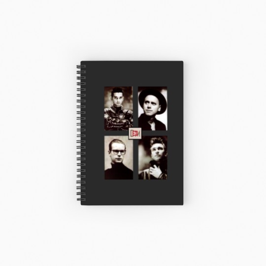 Discover Depeche Mode USA Tour 1988 Spiral Notebooks   Ruled Line, Depeche Mode Vintage Spiral Notebooks   Ruled Line, Depeche Mode Merch