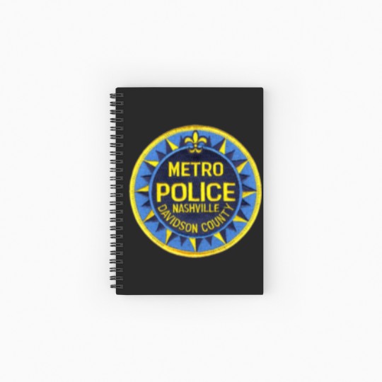 Discover Nashville Metropolitan Police | Classic Spiral Notebooks   Ruled Line