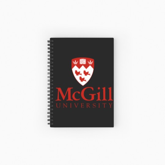 Discover McGill Univ Logo Spiral Notebooks   Ruled Line