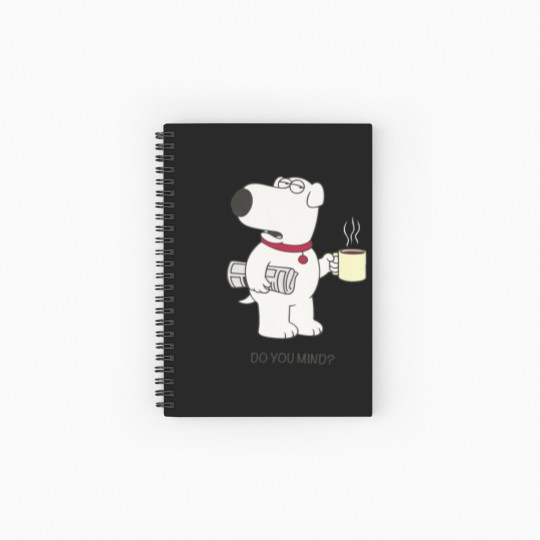 Discover Brian Griffin Happy Spiral Notebooks   Ruled Line | Family Guy