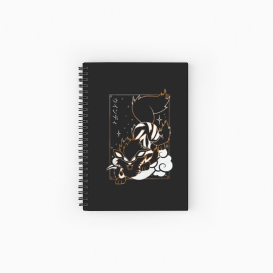 Discover Arcanine blanket! Perfect for a Gift, Present, Holiday, Birthday! Japanese Anime Spiral Notebooks   Ruled Line