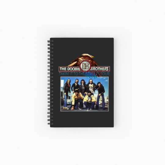 Discover The Doobie Brothers 2023 Tour Spiral Notebooks   Ruled Line the Doobie