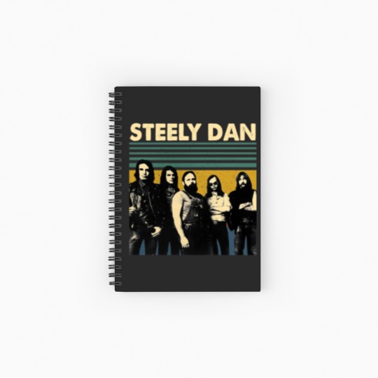 Discover Steely Dan Retro Vintage Spiral Notebooks   Ruled Line, Steely Dan Gift Spiral Notebooks   Ruled Line