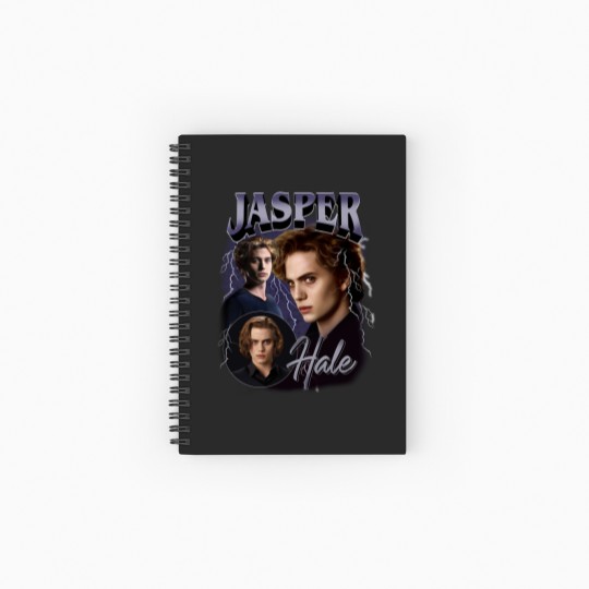 Discover Jasper Hale Spiral Notebooks   Ruled Line, Jasper Hale Spiral Notebooks   Ruled Line, Vintage Jasper Hale Twilight saga Spiral Notebooks   Ruled Line