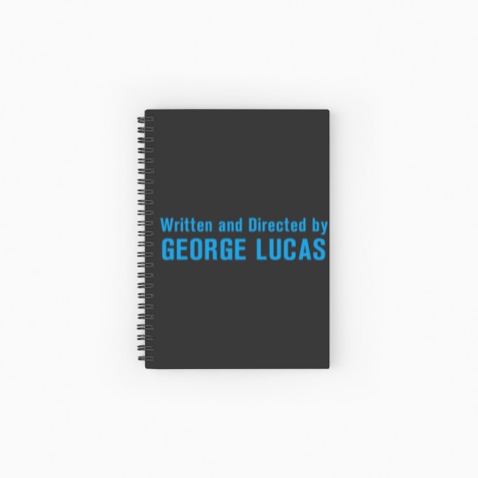 Discover Written and Directed by George Lucas Spiral Notebooks   Ruled Line
