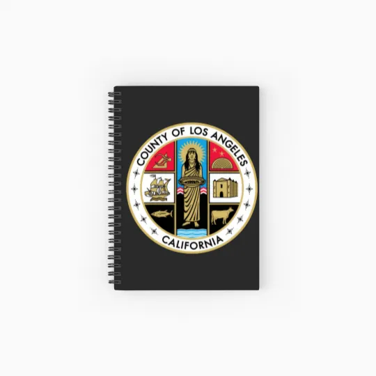Discover County Of Los Angeles Spiral Notebooks   Ruled Line