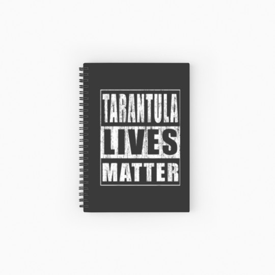 Discover Tarantula Lives Matter Spiral Notebooks   Ruled Line