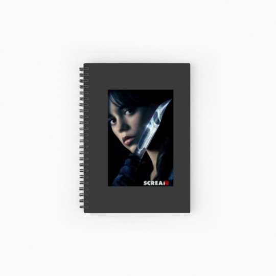 Discover Scream 6 Movie - jenna Ortega - tara carpenter Spiral Notebooks   Ruled Line