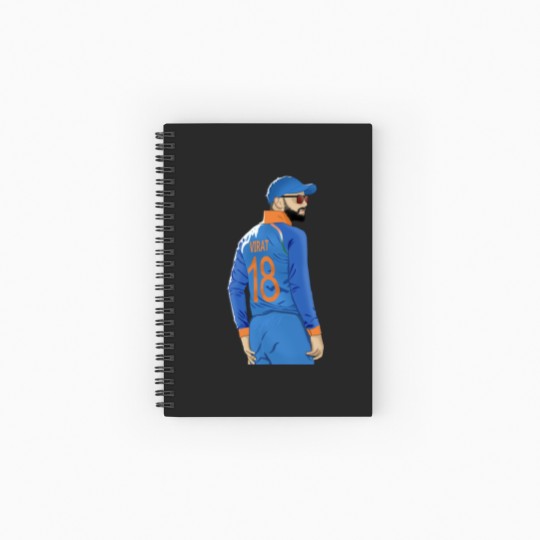 Discover Virat Kohli - Virat Kohlicricketindia1 Inch Beard1 Mo - Spiral Notebooks   Ruled Line