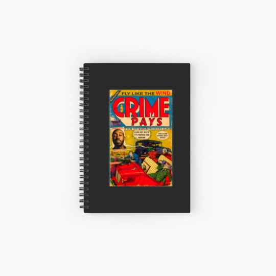 Discover Freddie Gibbs Madlib   Pays Comic Book Poster Spiral Notebooks   Ruled Line