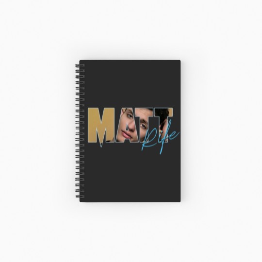 Discover Matt Rife - Matt Rife - Spiral Notebooks   Ruled Line