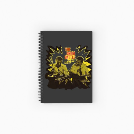 Discover Buddy Rich  Gene Krupa Drum Battle Spiral Notebooks   Ruled Line