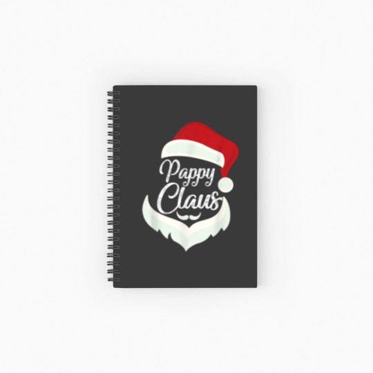 Discover Pappy Claus Christmas Pajamas Santa Costume Spiral Notebooks   Ruled Line