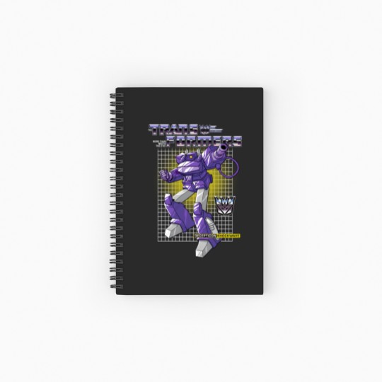 Discover Transformers Shockwave Purple Spiral Notebooks   Ruled Line, Transformers Rise of the Beasts Spiral Notebooks   Ruled Line